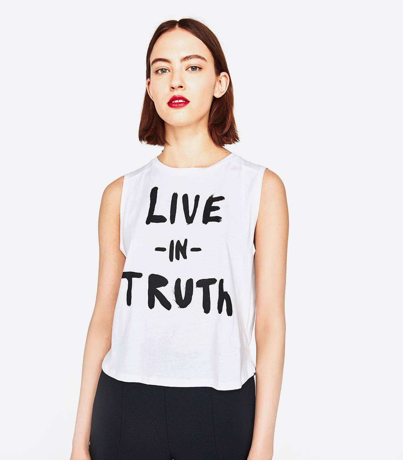 Text-Printed-T-Shirt